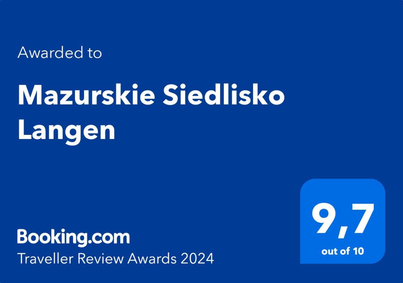 Mazurskie Siedlisko Langen Mrągowo Exterior foto